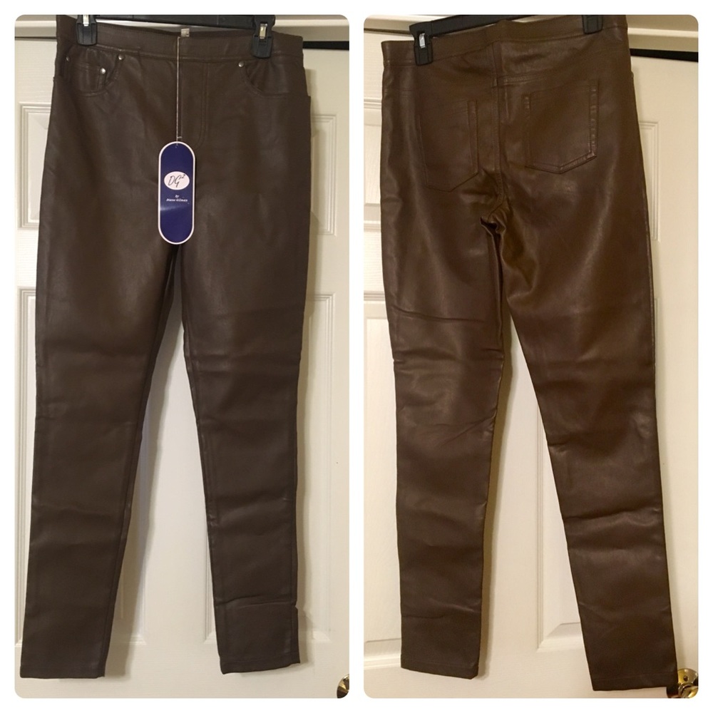DG2 by Diane Gilman Faux Leather Jegging